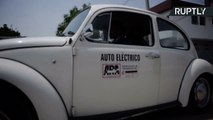 Mexican Mechanic Fights Pollution by Converting Used Cars into Electrics