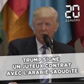 Trump signe un juteux contrat avec l'Arabie saoudite