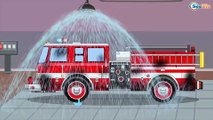 Kids Cartoon w The Red Fire Truck and The Police Car NEW Cars & Truck | Emergency Cars Cartoons
