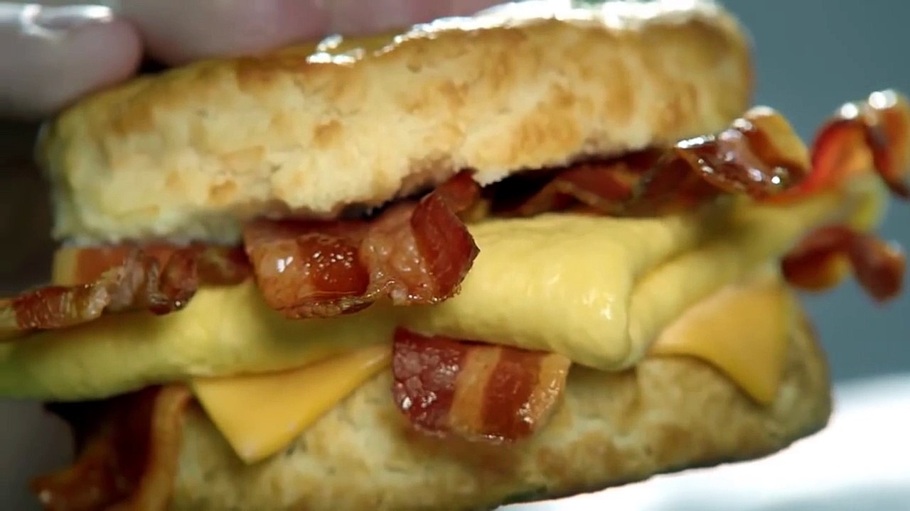 Carl's Jr.'s X-tra Bacon, Egg & Cheese Biscuit ad ft. X-Men's Quicksilver