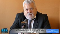 ELECTIONS LEGISLATIVES 2017 IGOR KUREK - AGDE - SETE - 7° CIRCONSCRIPTION