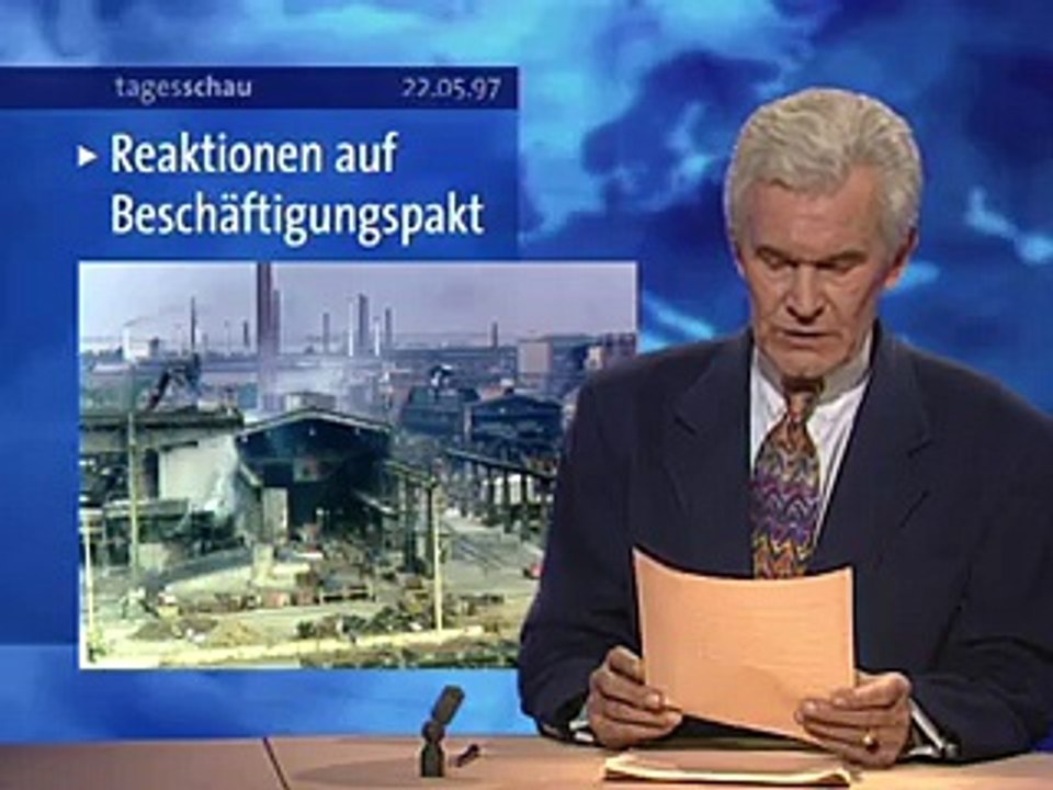 Tagesschau | 22. Mai 1997 20:00 Uhr (mit Wilhelm Wieben) | Das Erste