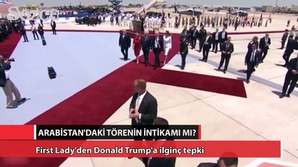 First Lady'den Donald Trump'a ilginç tepki