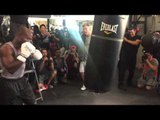 TIMOTHY BRADLEY BLAST THE HEAVY BAG!!! - EsNews Boxing