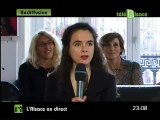 Amélie Nothomb - Interview pour TéléAlsace (1ère partie)