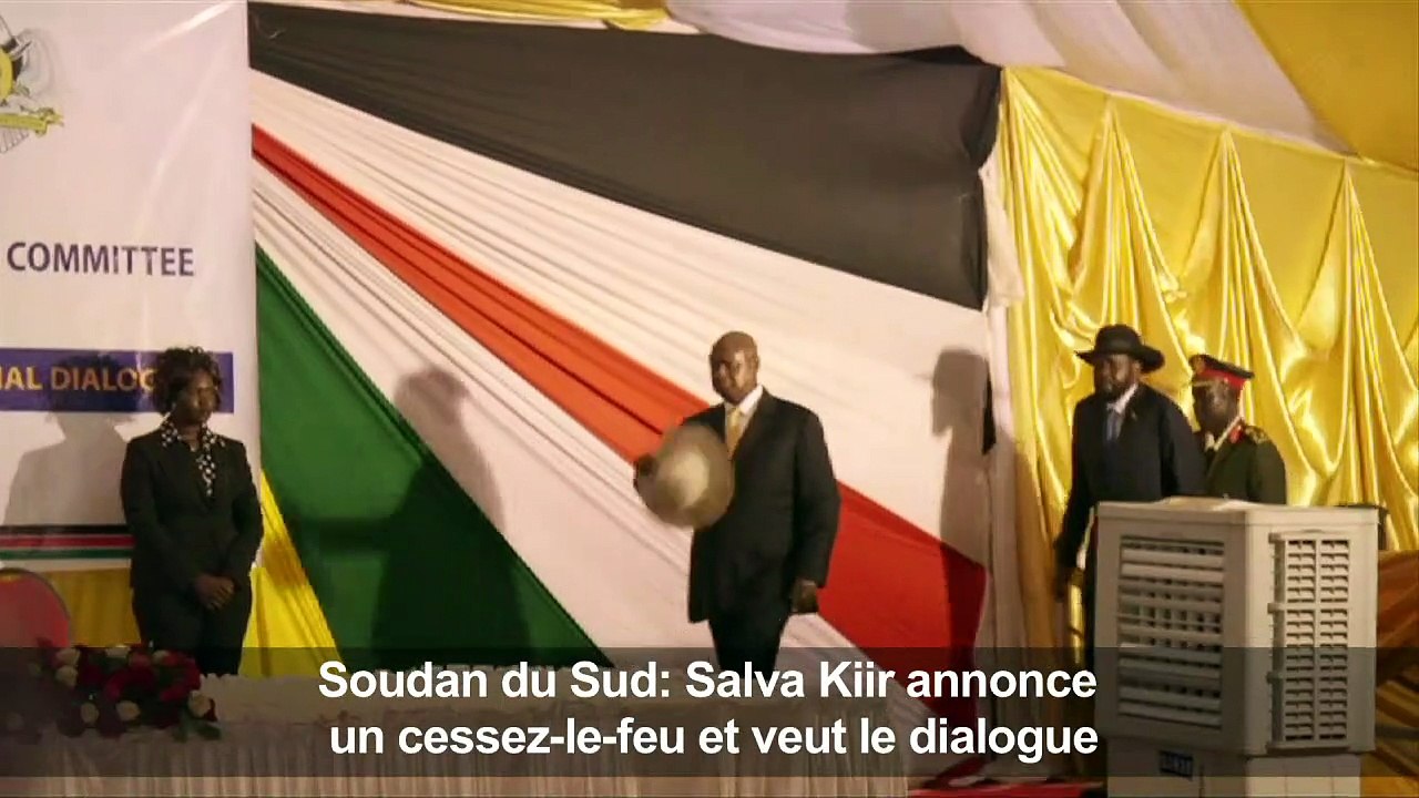 Soudan du Sud: Kiir annonce un cessez-le-feu et veut le dialogue