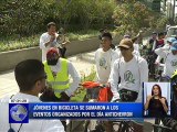 Ciclistas se sumaron a los eventos organizados por el Día Anti-chevron