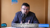 ELECTIONS LEGISLATIVES 2017 - Christophe EUZET - AGDE - SETE - 7° CIRCONSCRIPTION