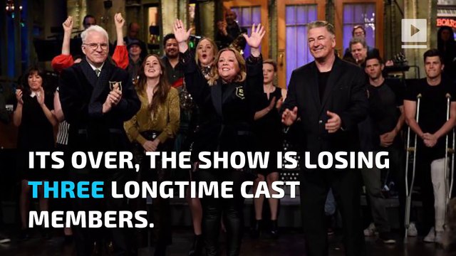 Three 'Saturday Night Live' cast members have officially left the show