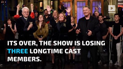 Three 'Saturday Night Live' cast members have officially left the show