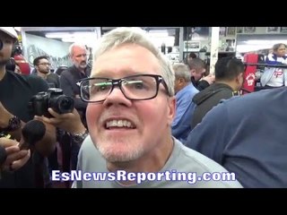 FREDDIE ROACH ON MAYWEATHER "EYEING" DANNY GARCIA BOUT "DANNY WHO? COME ON MAN" ROACH NOT IMPRESSED!