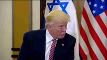 Trump denuncia a Irán y llama a la paz a israelíes y palestinos en Jerusalén