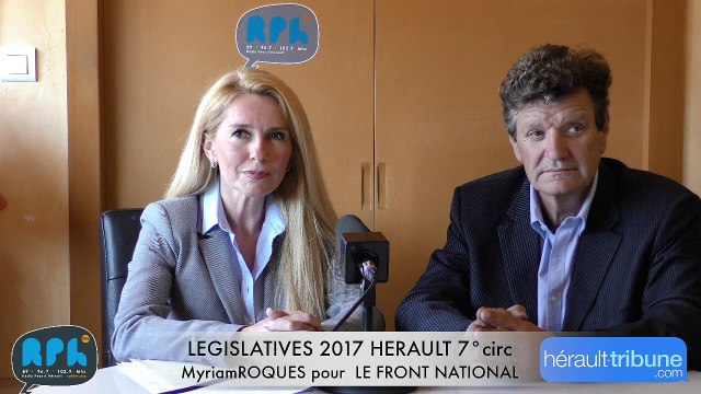 ELECTIONS LEGISLATIVES 2017 - Myriam ROQUES - AGDE - SETE - 7° CIRCONSCRIPTION