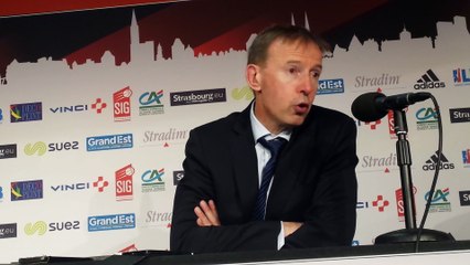 Vincent Collet après Strasbourg - Pau, match 1 du quart de finale du play-off