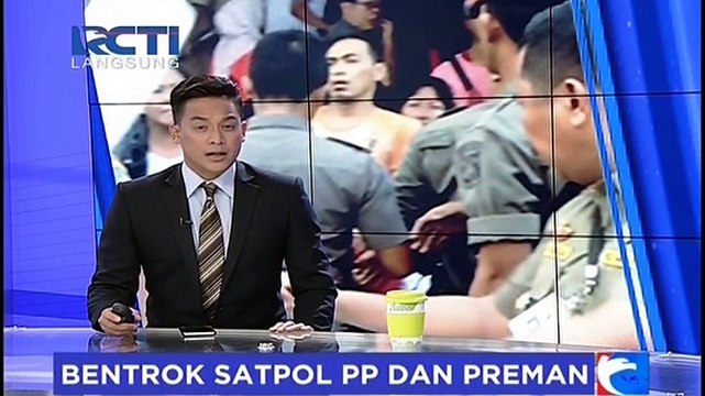 Belasan Preman Halangi Razia PKL di Tanah Abang