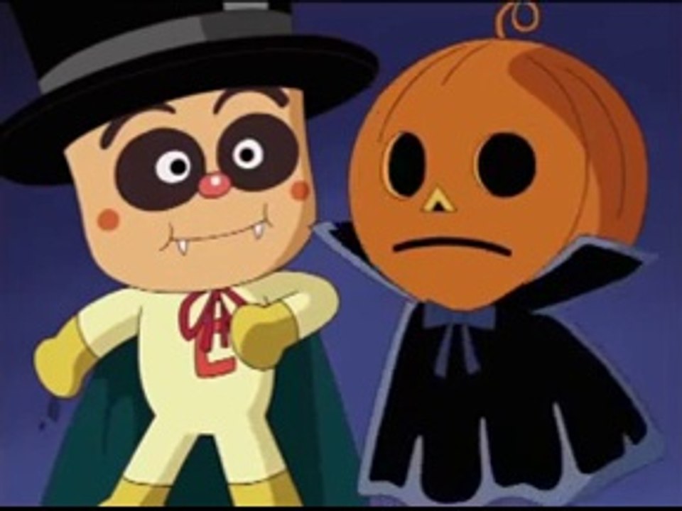 [Anpanman] Baikinman and Halloweenman