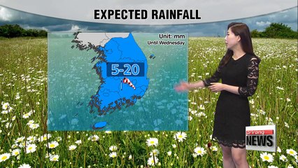 Light rain put the brakes on hot temps