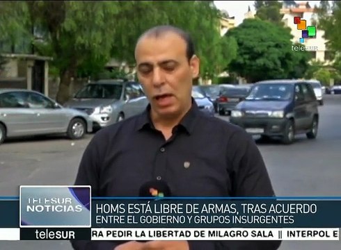Siria: Homs, libre de armas tras acuerdo entre gob. y grupos armados