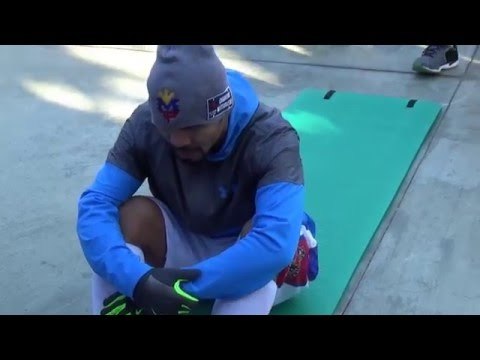 MANNY PACQUIAO CAN DO 2,000 CRUNCHES/SIT-UPS IN ONE TAKE - EsNews EXCLUSIVE