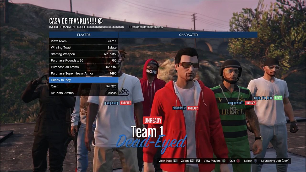 GTA V Online [ Team Deathmatch ] Killing While on Fire - GTA V Funny Moments