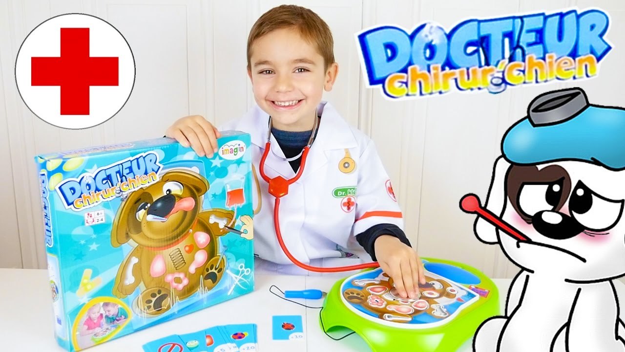 JEU - Chien Malade -  Docteur Swan le CHIRUR’CHIEN à votre service - Jeu de société