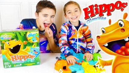 JEU - HIPPOS GLOUTONS - Se Goinfrer et Rigoler !  - Jeu de société