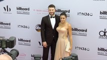 Sam Hunt and Hannah Lee Fowler 2017 Billboard Music Awards Magenta Carpet