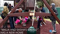 Obamas donate Malia and Sasha's playgro