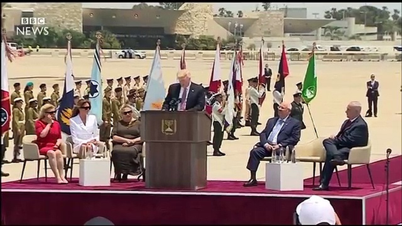 Trump in Israel Rare opportunity to bring peace and stability BBC News