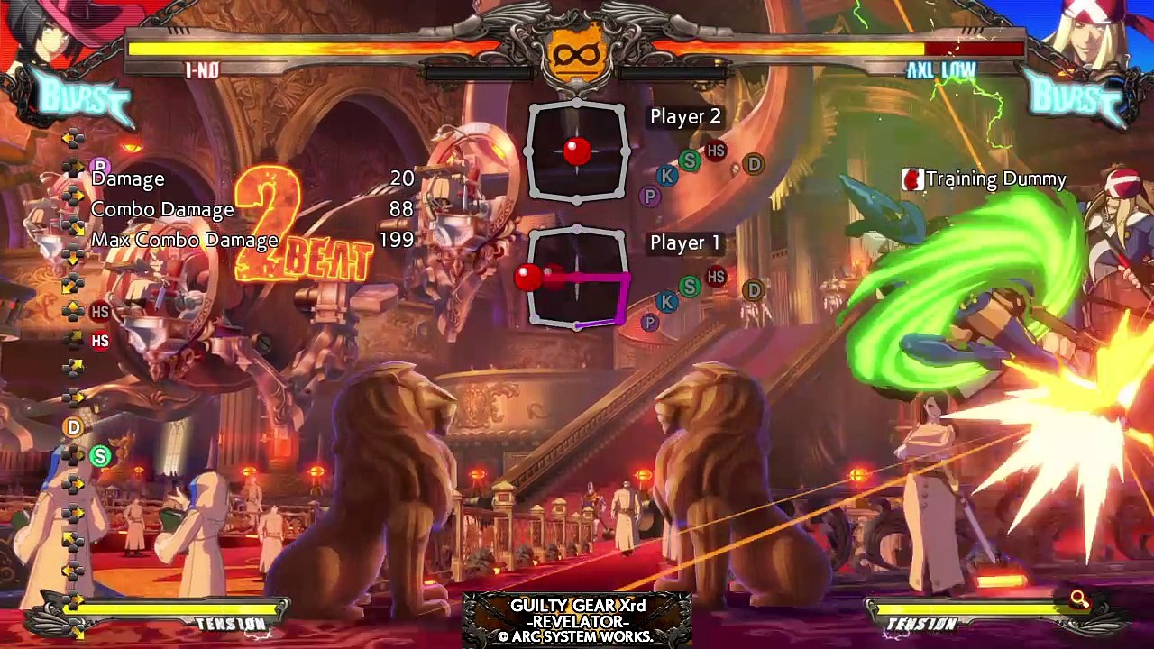 Guilty Gear Xrd -Revelator- Corner mix up option 2