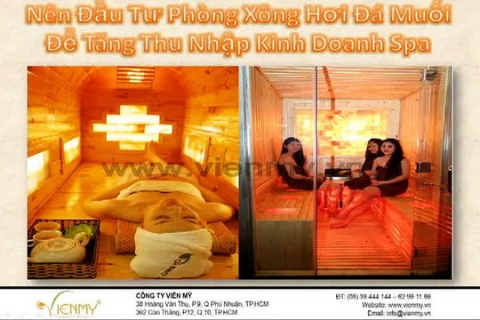 Nên đầu tư Phòng xông hơi đá muối để tăng thu nhập kinh doanh Spa