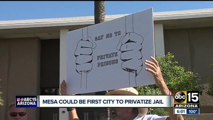 Mesa could be first city to privatize jail