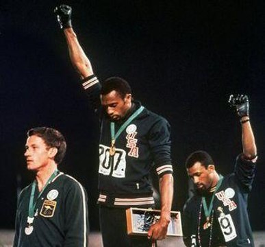TV's UNFORGETTABLE MOMENTS - 1968 Olympics Protest