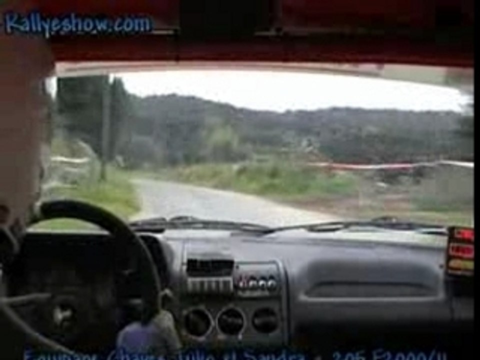 Caméra embarquée rallye des noix 2007 famille chaves