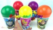 Balls Surprise Cups Disney Princess Mickey Mouse Toy Story Learn Colors Play Doh Popsicle Ice Cream-55