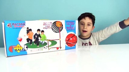 Oyuncak Basketbol Futbol Seti Matrax Kale Pota-5lTp