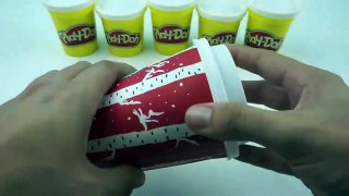Starbucks Coffee How to Make with Play Doh Modelling Clay Videos for Kids ToyBoxMagic-q9