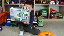 HIQ Trailer Truck Toy UNBOXING  Review   Playing - Motorized Building Blocks Set-t_GZ0