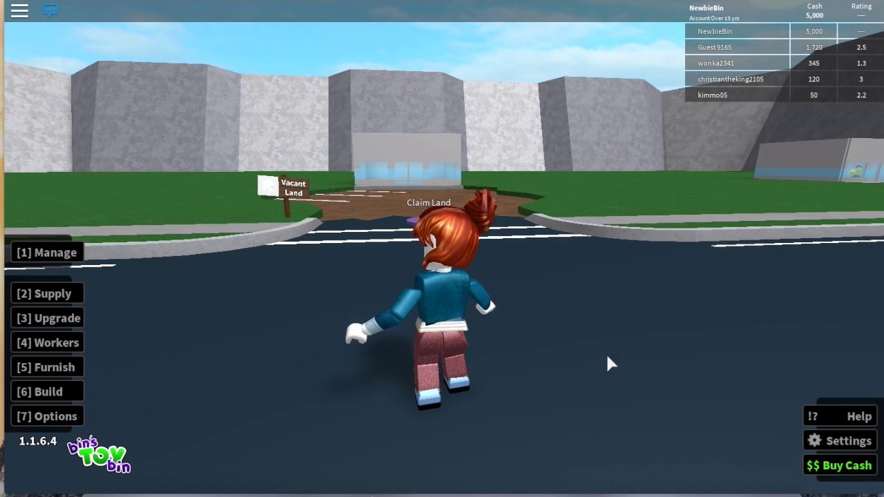 Bin's First Roblox Attempt! Oh, Just Climbing on Shelves! Retail Tycoon