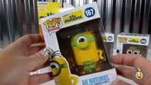 Minions Toys 2015 Build-A-Minion Pirate_Cro-Minion & FUNKO POP King Bob & Bored Silly Kevin-Kn