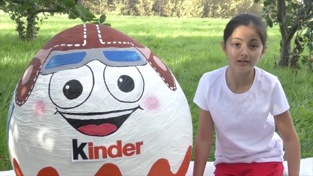 GIANT KINDER SURPRISE EGG 50 Kinder Surprises Eggs Frozen Elsa Star Wars Batman Disney Princess Toys-0WhE