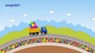 Trucks cartoon for children Learn fruits Surprise eggs Compilation videos for kids-UU