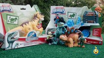 Jurassic World Toys Playskool Heroes Dino Tracker 4X4 & Dinosaur Velociraptor Raptor Figure-9JEbd