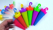 DIY How to make Kinentic Sand Ice Cream Popsicles Umbrella Kinetic Sand Rainbow Learning Colors-QmVJ4