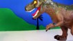 DINOSAUR SURPRISE EGGS HUNT with Slither.io Toys Blind Bags _ Trap Toy Dinosaurs with Snakes-TVsAN3