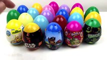 22 Surprise Eggs!!! Paw Patrol Shopkins Star Wars Ninja Turtle Lalaloopsy Minion Plus Loads More-C2