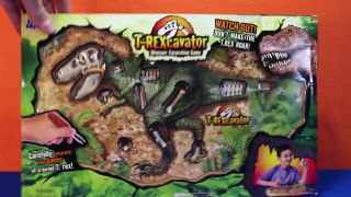 T-REX Cavator Dinosaur Game _ Excavate T-Rex Dinosaur Bones Like Operation Board Game Video-7sDzaUc