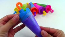 Glitter Slime Clay Ice Cream Popsicles Umbrella Clay Slime Surprise Toys Rainbow Learning Colors-8U