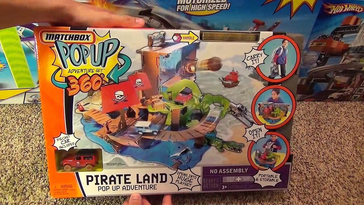 Matchbox Giant Pop Up Pirate Land Adventure Set Toy Review-dZ0e3