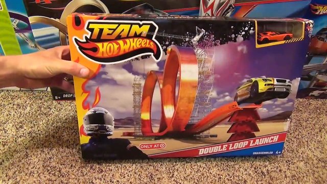Hot Wheels Double Loop Launch Stunt Set with Launcher and Jump Toy Review-Hhq9